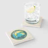 Dessous-de-verre En Pierre Parc national des Îles Vierges (Côté)