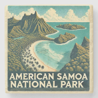 Dessous-de-verre En Pierre Parc national des Samoa américaines