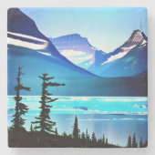 Dessous-de-verre En Pierre Parc national du Glacier (Devant)