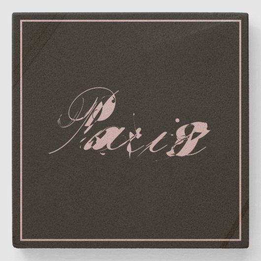 Dessous-de-verre En Pierre Paris (Devant)