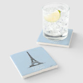Dessous-de-verre En Pierre Paris (Côté)