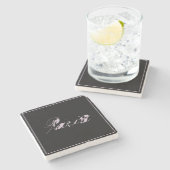 Dessous-de-verre En Pierre Paris (Côté)