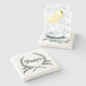 Dessous-de-verre En Pierre Paris (Côté)