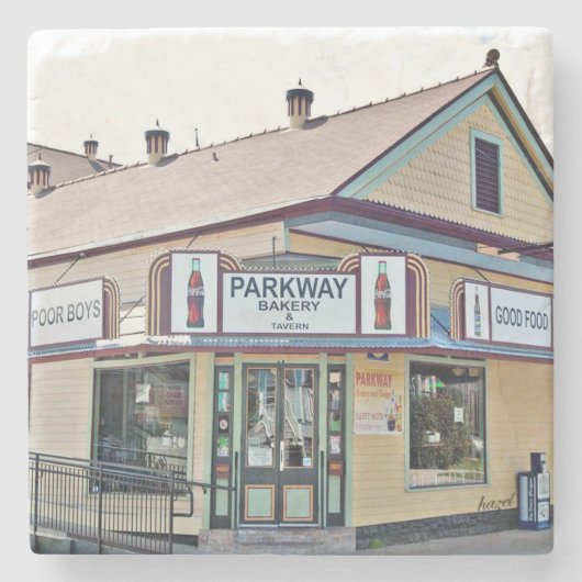Dessous-de-verre En Pierre Parkway, Parkway Po-Boys, Nouvelle-Orléans (Devant)