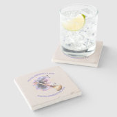 Dessous-de-verre En Pierre Pastel Broomstick (Côté)