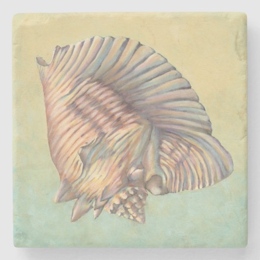 Dessous-de-verre En Pierre Pastel Large Conch Shell (Devant)