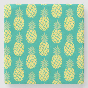 Dessous-de-verre En Pierre Pastel Pineapples