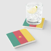 Dessous-de-verre En Pierre Patriotic Cameroon (Côté)