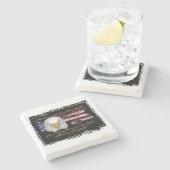 Dessous-de-verre En Pierre Patriotisme juste (Côté)