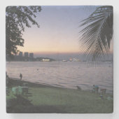 Dessous-de-verre En Pierre Pattaya Beach Sunset ... Chonburi, Thaïlande (Devant)