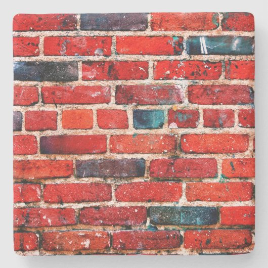 Dessous-de-verre En Pierre Patters de Brick Wall Cool Texture (Devant)
