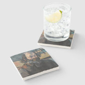 Dessous-de-verre En Pierre Paul Cezanne - Autoportrait (Côté)