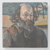 Dessous-de-verre En Pierre Paul Cezanne - Autoportrait (Devant)