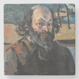 Dessous-de-verre En Pierre Paul Cezanne - Autoportrait