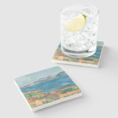 Dessous-de-verre En Pierre Paul Cezanne - Baie de Marseille, vue d'Estaque