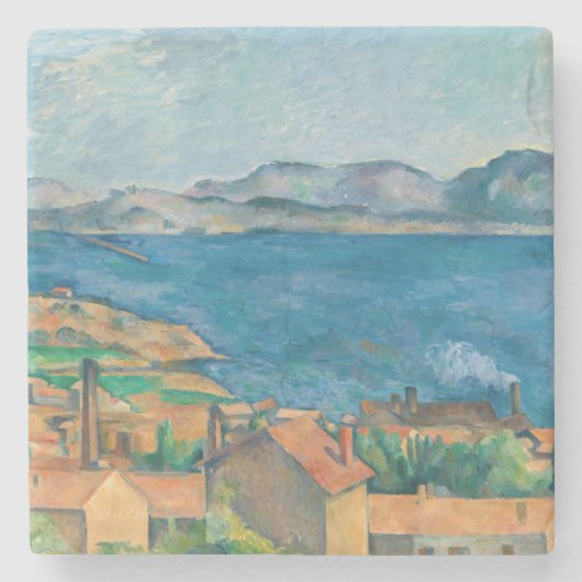 Dessous-de-verre En Pierre Paul Cezanne - Baie de Marseille, vue d'Estaque