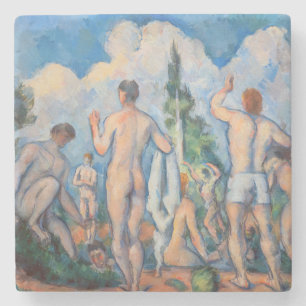 Dessous-de-verre En Pierre Paul Cezanne - Baigneurs