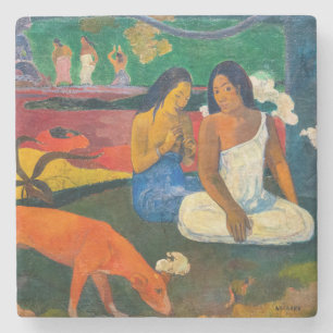 Dessous-de-verre En Pierre Paul Gauguin - Arearea / Le Chien Rouge