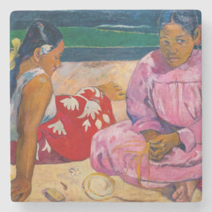 Dessous-de-verre En Pierre Paul Gauguin - Femmes tahitiennes sur la plage