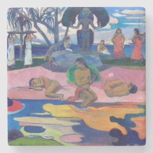 Dessous-de-verre En Pierre Paul Gauguin - Jour du Dieu / Mahana no atua