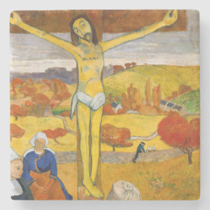 Dessous-de-verre En Pierre Paul Gauguin - Le Christ Jaune