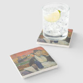 Dessous-de-verre En Pierre Paul Gauguin - Le Night Café, Arles (Côté)