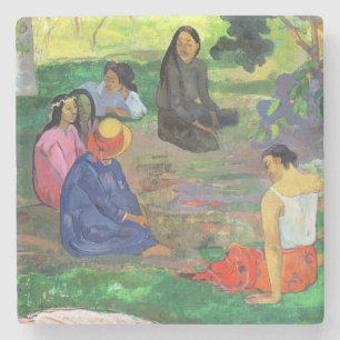 Dessous-de-verre En Pierre Paul Gauguin Les Parau Parau (les Gossipers)