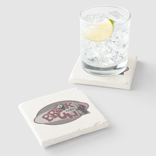 Dessous-de-verre En Pierre Pause et exécution (Côté)