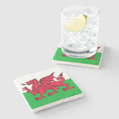 Dessous-de-verre En Pierre Pays de Galles (Côté)