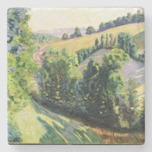 Dessous-de-verre En Pierre Paysage chez Pontgibaud, c.1895 (huile sur la