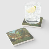 Dessous-de-verre En Pierre Paysage exotique (Côté)