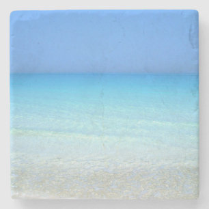 Dessous-de-verre En Pierre Paysage marin turquoise