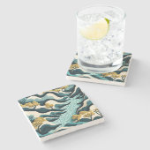 Dessous-de-verre En Pierre Paysage moderne (Côté)