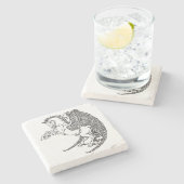 Dessous-de-verre En Pierre pegasus (Côté)