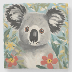 Dessous-de-verre En Pierre Peinture Koala