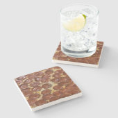 Dessous-de-verre En Pierre Pepperoni Pizza (Côté)