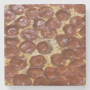 Dessous-de-verre En Pierre Pepperoni Pizza