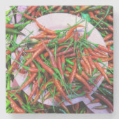 Dessous-de-verre En Pierre Peppers à l'oeil d'oiseaux (Devant)