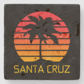 Dessous-de-verre En Pierre Père Noël Cruz Californie (Devant)