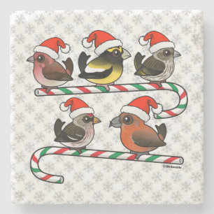 Dessous-de-verre En Pierre Père Noël Finches