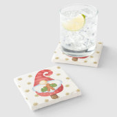 Dessous-de-verre En Pierre Père Noël Gnome (Côté)