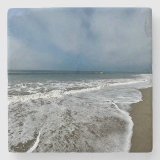 Dessous-de-verre En Pierre Père Noël Monica Beach en automne.