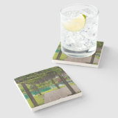 Dessous-de-verre En Pierre Pergola De Wisteria (Côté)