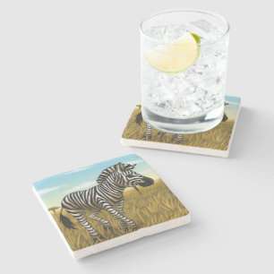 Dessous-de-verre En Pierre Petit dessous de verre en pierre Zèbre