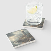 Dessous-de-verre En Pierre Phare (Côté)