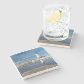 Dessous-de-verre En Pierre Phare | Canada de la crique de Peggy (Côté)