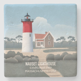 Dessous-de-verre En Pierre Phare de Nauset