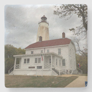 Dessous-de-verre En Pierre Phare de Sandy Hook
