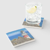 Dessous-de-verre En Pierre Phare du Cap Palliser Nouvelle-Zélande (Côté)