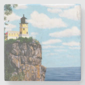 Dessous-de-verre En Pierre Phare fendu de roche (Devant)